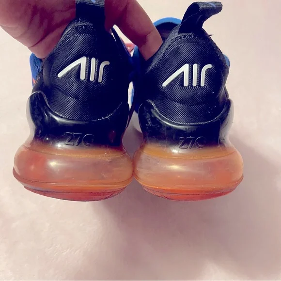 Nike Air Max 270 Racer Blue hyper Crimson Athletic Shoes - Picture 4 of 6